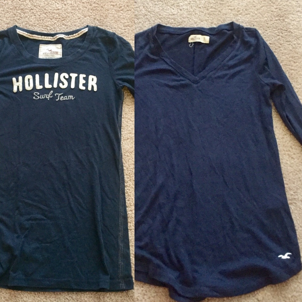Holister shirts// Blue holister shirt